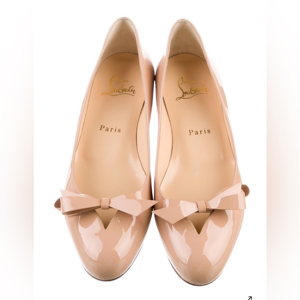Christian Louboutin Patent Leather Ballet Flats